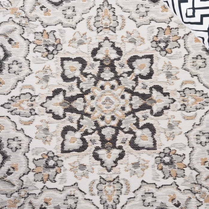 Safavieh Sunrise Grey / Beige Black SUN696 4 ft. X 5 ft. 7 in. Rectangle Rug
