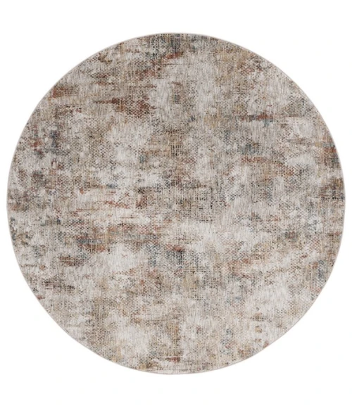 Safavieh Silverado Ivory / Gold SVD104 6 ft. 4 in. X 6 ft. 4 in. Round Rug