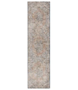Safavieh Silverado Blue / Rust SVD106 2 ft. X 8 ft. Runner Rug