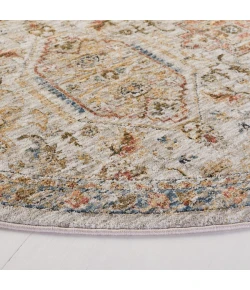 Safavieh Silverado Ivory / Rust SVD108 6 ft. 4 in. X 6 ft. 4 in. Round Rug