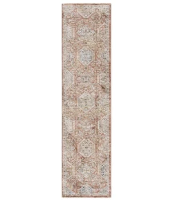 Safavieh Silverado Rust / Blue SVD108 2 ft. X 8 ft. Runner Rug
