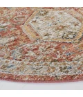 Safavieh Silverado Rust / Blue SVD108 6 ft. 4 in. X 6 ft. 4 in. Round Rug
