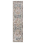 Safavieh Silverado Blue / Rust SVD110 2 ft. X 8 ft. Runner Rug