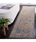 Safavieh Silverado Blue / Rust SVD110 2 ft. X 8 ft. Runner Rug