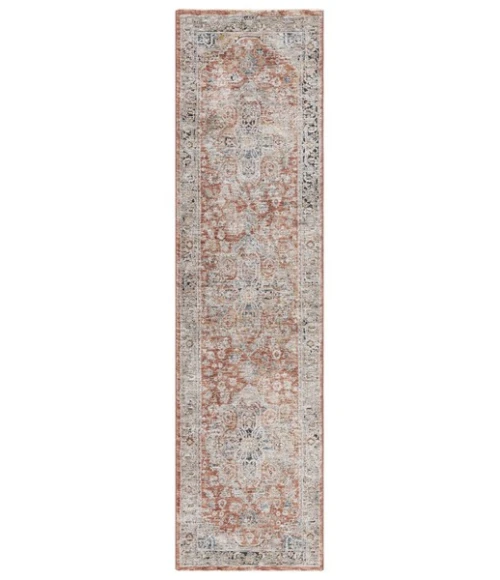 Safavieh Silverado Rust / Blue SVD110 2 ft. X 8 ft. Runner Rug