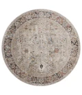 Safavieh Silverado Beige / Rust SVD112 6 ft. 4 in. X 6 ft. 4 in. Round Rug