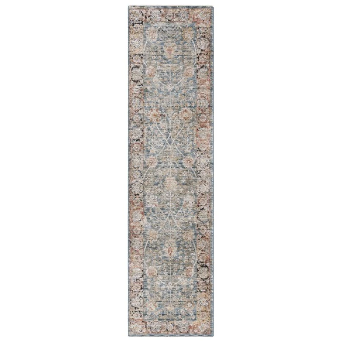Safavieh Silverado Blue / Rust SVD112 2 ft. X 8 ft. Runner Rug