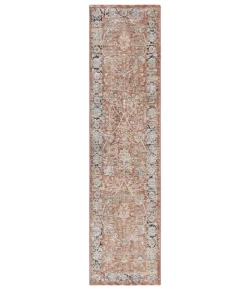 Safavieh Silverado Rust / Blue SVD112 2 ft. X 8 ft. Runner Rug