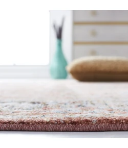 Safavieh Silverado Rust / Blue SVD112 6 ft. 4 in. X 6 ft. 4 in. Square Rug