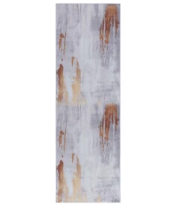 Safavieh Tacoma Grey / Rust TAC801 2 ft. 6 in. X 8 ft. Runner Rug