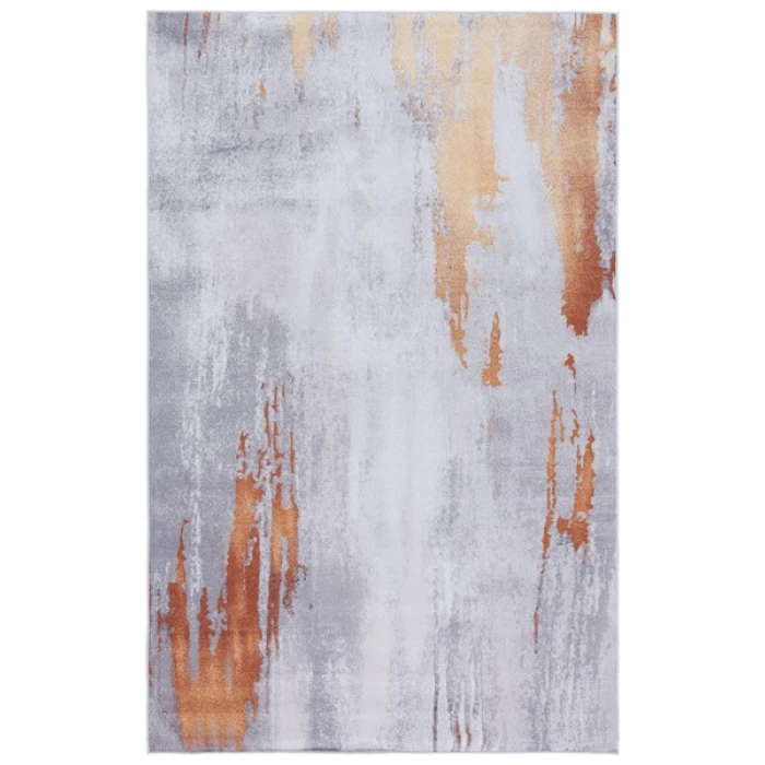 Safavieh Tacoma Grey / Rust TAC801 9 ft. X 12 ft. Rectangle Rug