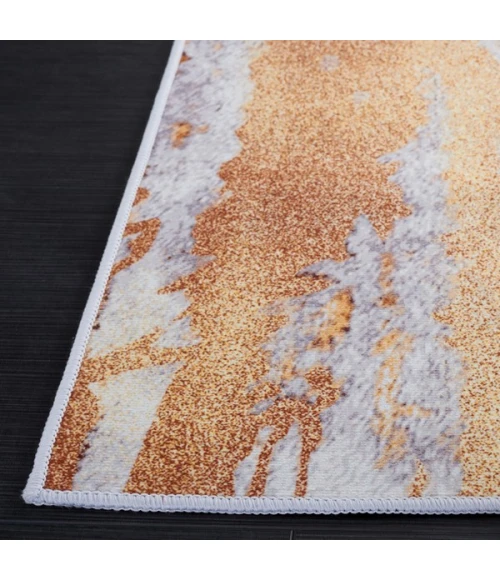 Safavieh Tacoma Grey / Rust TAC801 6 ft. X 6 ft. Square Rug
