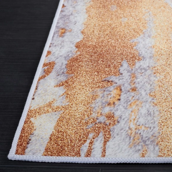 Safavieh Tacoma Grey / Rust TAC801 6 ft. X 6 ft. Square Rug