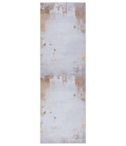 Safavieh Tacoma Grey / Rust TAC802 2 ft. 6 in. X 8 ft. Runner Rug