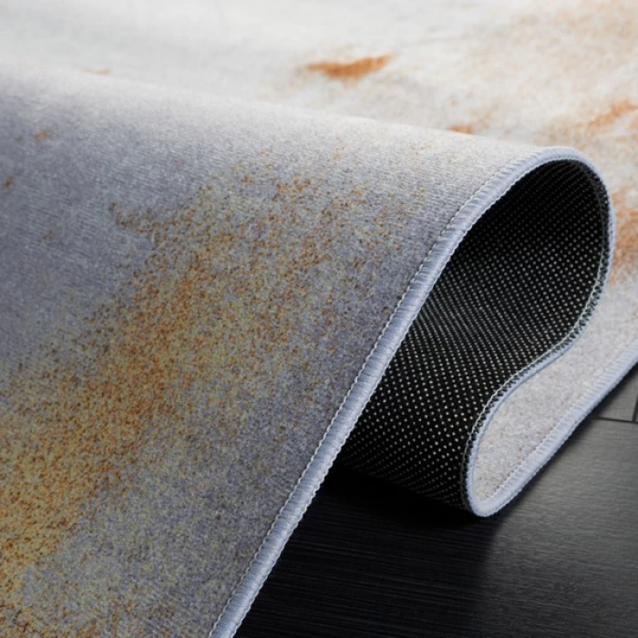 Safavieh Tacoma Grey / Rust TAC802 6 ft. X 9 ft. Rectangle Rug