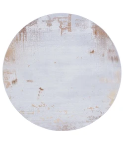 Safavieh Tacoma Grey / Rust TAC802 6 ft. X 6 ft. Round Rug