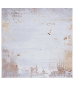 Safavieh Tacoma Grey / Rust TAC802 6 ft. X 6 ft. Square Rug