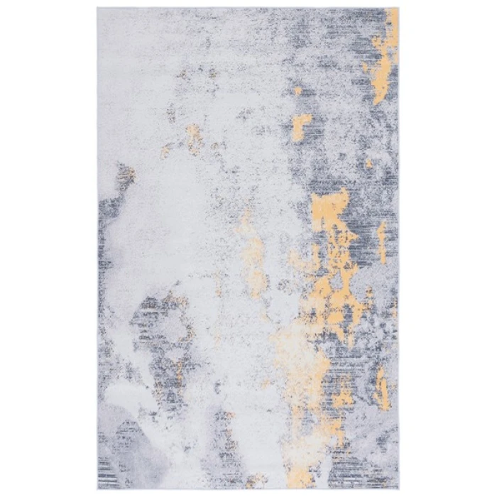 Safavieh Tacoma Grey / Gold TAC803 3 ft. X 5 ft. Rectangle Rug