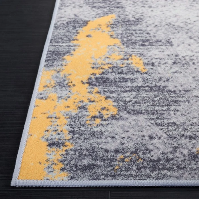 Safavieh Tacoma Grey / Gold TAC803 3 ft. X 5 ft. Rectangle Rug