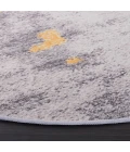 Safavieh Tacoma Grey / Gold TAC803 6 ft. X 6 ft. Round Rug
