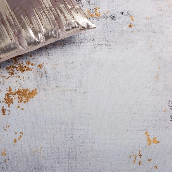 Safavieh Tacoma Grey / Gold TAC805 6 ft. X 9 ft. Rectangle Rug