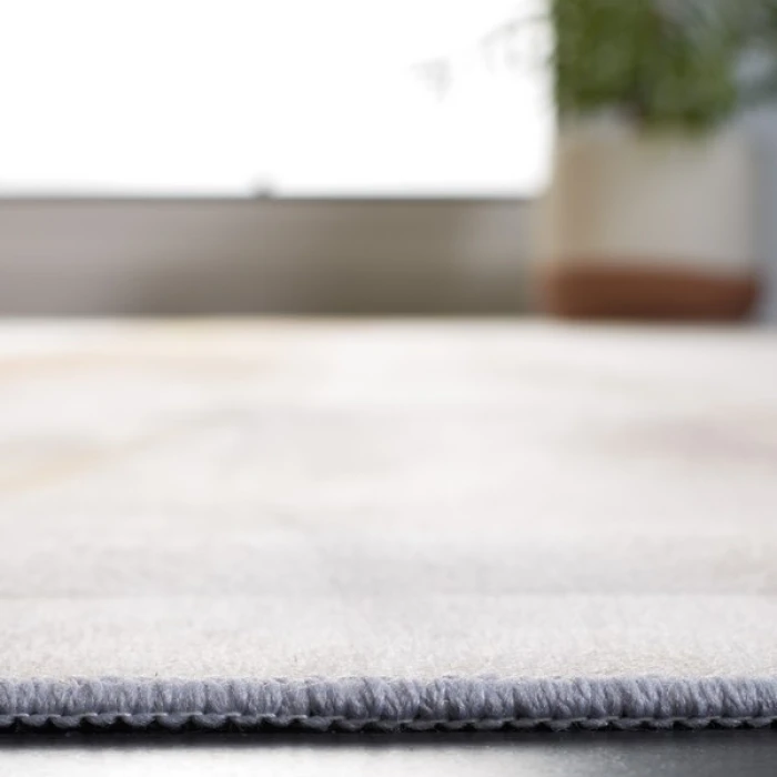 Safavieh Tacoma Grey / Gold TAC805 6 ft. X 6 ft. Round Rug