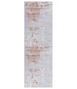 Safavieh Tacoma Grey / Rust TAC808 2 ft. 6 in. X 8 ft. Runner Rug