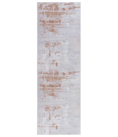 Safavieh Tacoma Grey / Rust TAC808 2 ft. 6 in. X 8 ft. Runner Rug