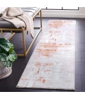 Safavieh Tacoma Grey / Rust TAC808 2 ft. 6 in. X 8 ft. Runner Rug