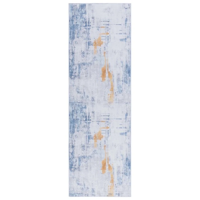 Safavieh Tacoma Grey / Blue TAC812 2 ft. 6 in. X 8 ft. Runner Rug