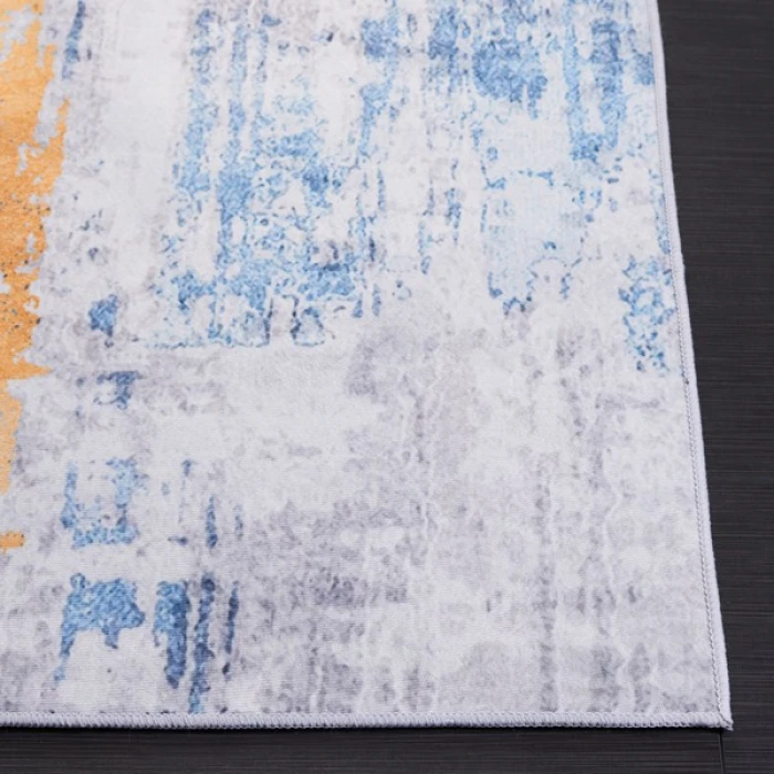Safavieh Tacoma Grey / Blue TAC812 9 ft. X 12 ft. Rectangle Rug