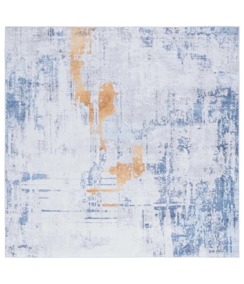 Safavieh Tacoma Grey / Blue TAC812 6 ft. X 6 ft. Square Rug