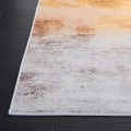 Safavieh Tacoma Grey / Rust TAC813 6 ft. X 6 ft. Square Rug