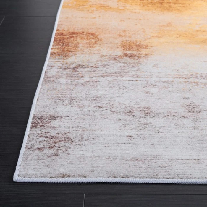 Safavieh Tacoma Grey / Rust TAC813 6 ft. X 6 ft. Square Rug