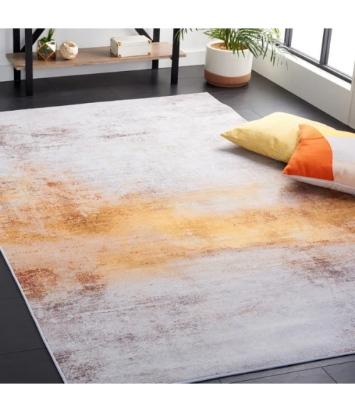 Safavieh Tacoma Grey / Rust TAC813 6 ft. X 9 ft. Rectangle Rug