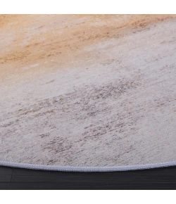 Safavieh Tacoma Grey / Rust TAC813 6 ft. X 6 ft. Round Rug