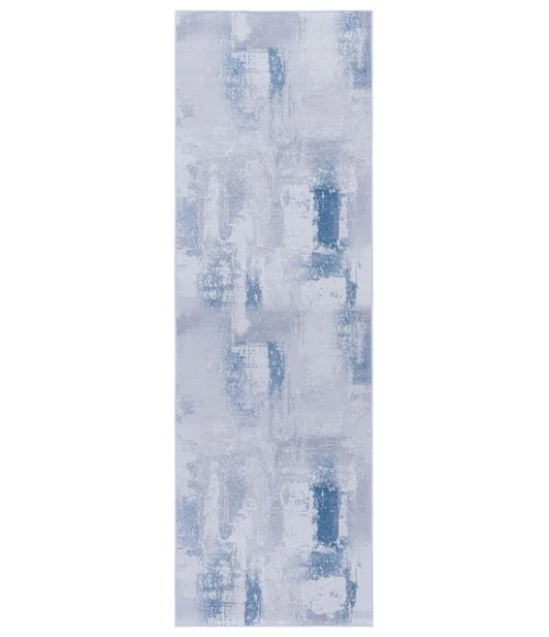 Safavieh Tacoma Grey / Blue TAC814 2 ft. 6 in. X 8 ft. Runner Rug