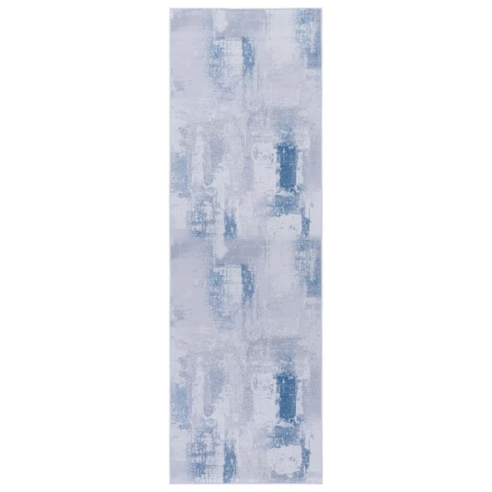 Safavieh Tacoma Grey / Blue TAC814 2 ft. 6 in. X 8 ft. Runner Rug