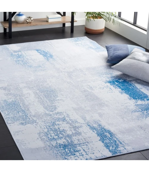 Safavieh Tacoma Grey / Blue TAC814 6 ft. X 9 ft. Rectangle Rug