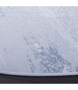 Safavieh Tacoma Grey / Blue TAC814 6 ft. X 6 ft. Round Rug