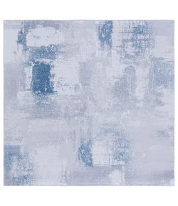 Safavieh Tacoma Grey / Blue TAC814 6 ft. X 6 ft. Square Rug