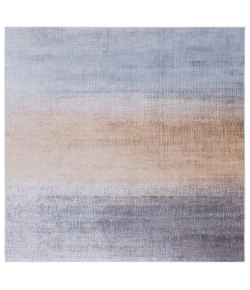 Safavieh Tacoma Grey / Rust TAC816 6 ft. X 6 ft. Square Rug
