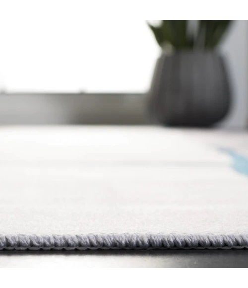 Safavieh Tacoma Grey / Light Grey TAC820 6 ft. X 6 ft. Round Rug