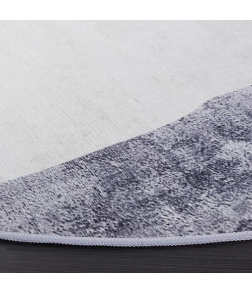 Safavieh Tacoma Grey / Light Grey TAC820 6 ft. X 6 ft. Round Rug