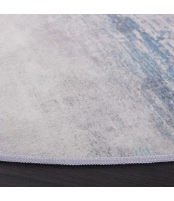 Safavieh Tacoma Grey / Blue TAC833 6 ft. X 6 ft. Round Rug