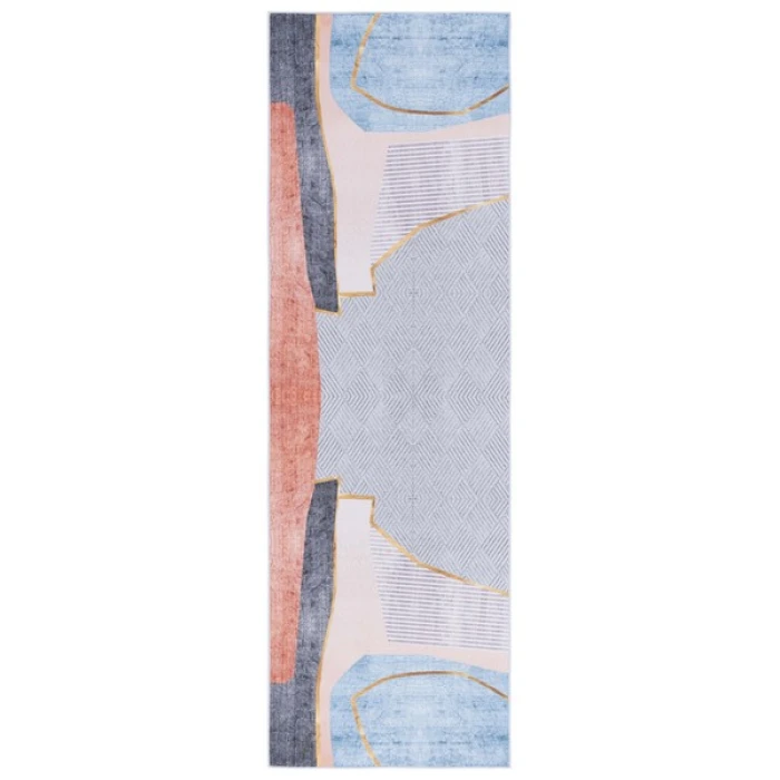 Safavieh Tacoma Beige / Blue TAC834 2 ft. 6 in. X 8 ft. Runner Rug