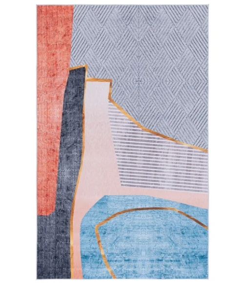 Safavieh Tacoma Beige / Blue TAC834 3 ft. X 5 ft. Rectangle Rug