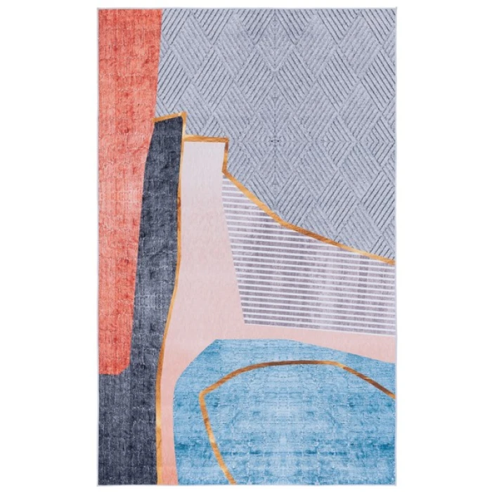 Safavieh Tacoma Beige / Blue TAC834 5 ft. X 8 ft. Rectangle Rug