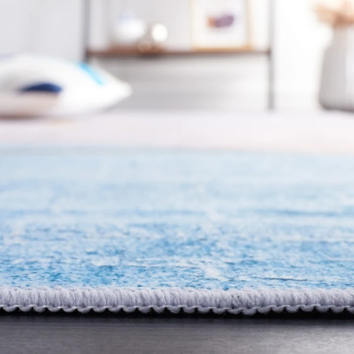 Safavieh Tacoma Beige / Blue TAC834 6 ft. X 6 ft. Round Rug