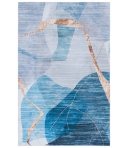 Safavieh Tacoma Blue / Gold TAC836 6 ft. X 9 ft. Rectangle Rug
